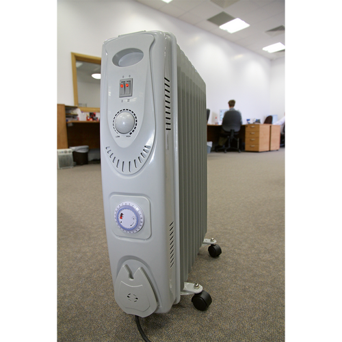 11-Element Oil Filled Radiator with Timer 2500W/230V RD2500T