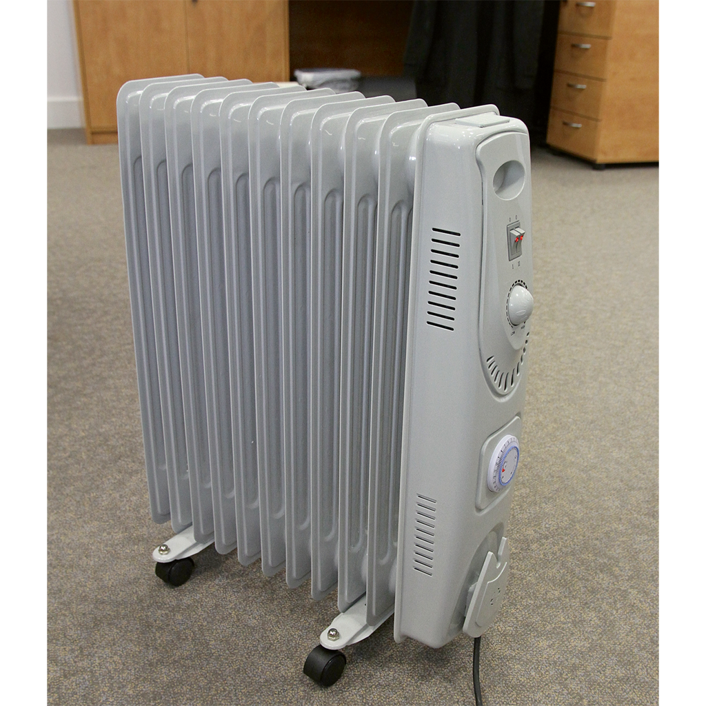 11-Element Oil Filled Radiator with Timer 2500W/230V RD2500T