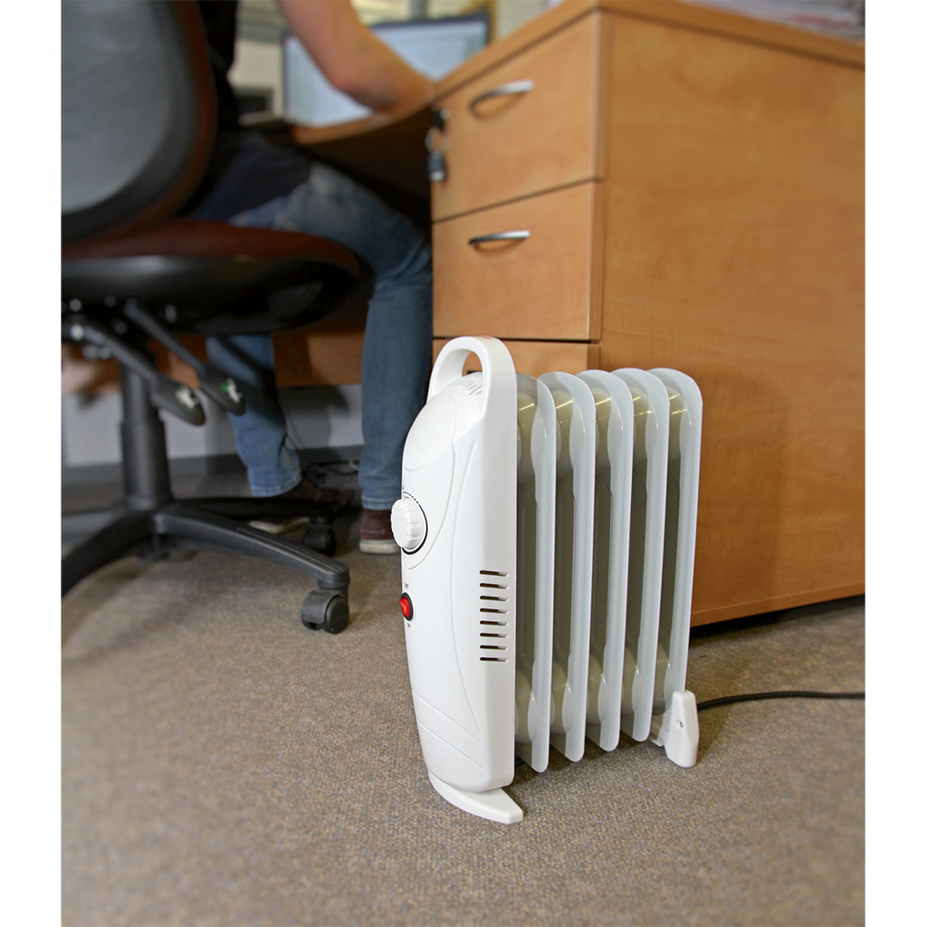 6-Element Oil-Filled Mini Radiator 800W/230V RD800
