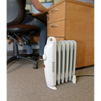6-Element Oil-Filled Mini Radiator 800W/230V RD800