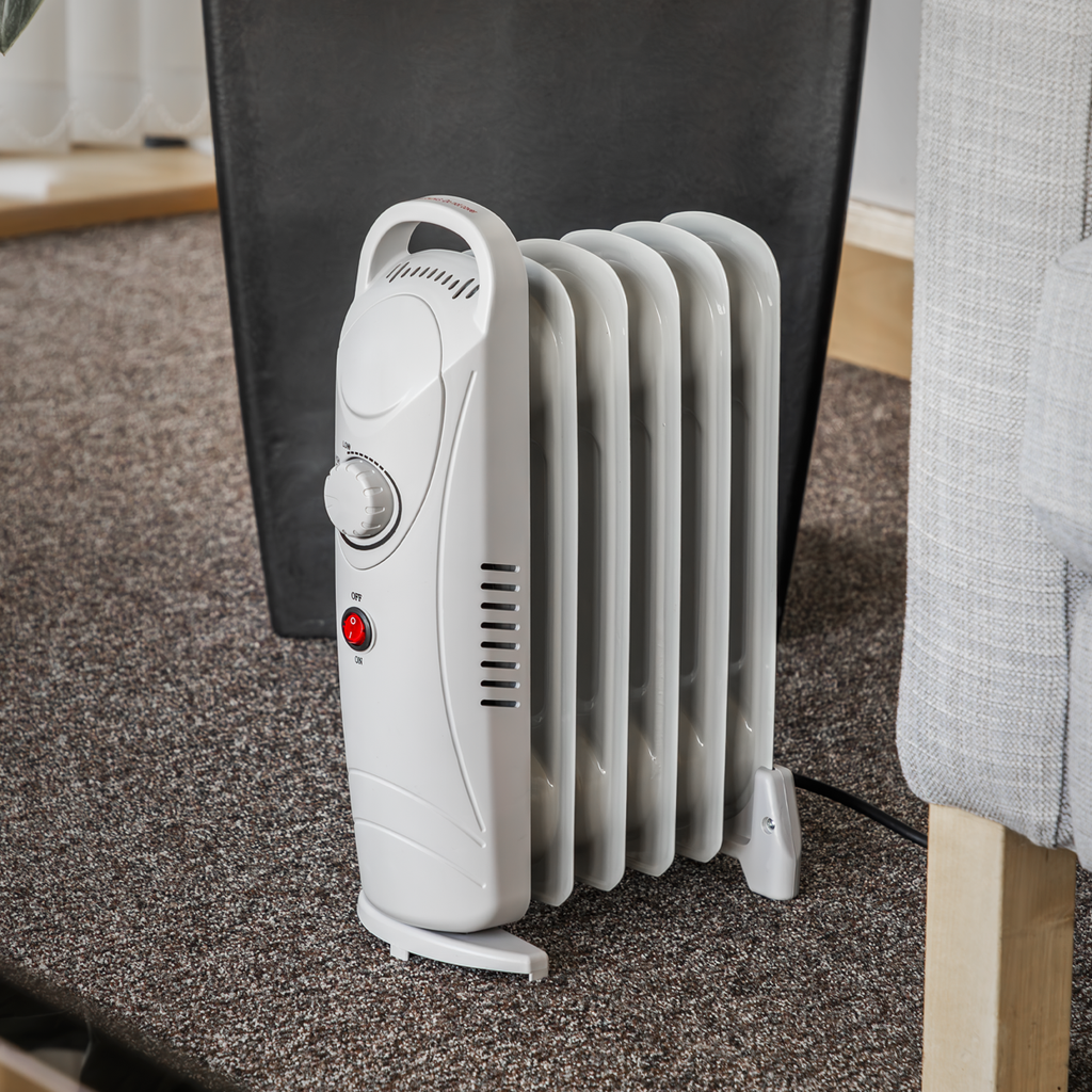 6-Element Oil-Filled Mini Radiator 800W/230V RD800