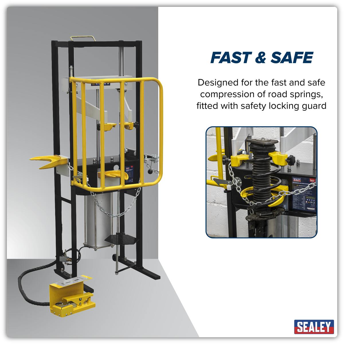 Air Operated Coil Spring Compressor 1000kg RE300