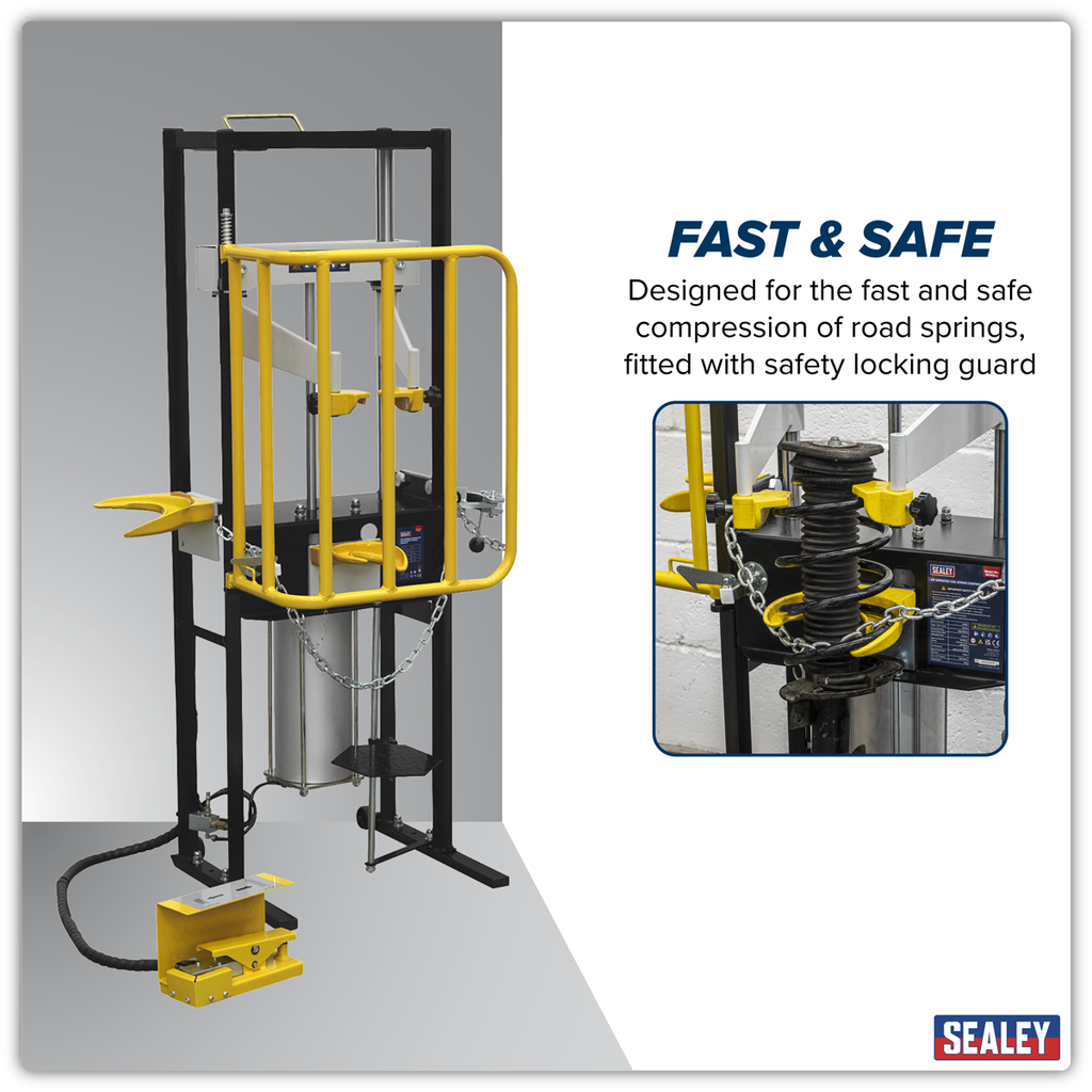 Air Operated Coil Spring Compressor 1000kg RE300