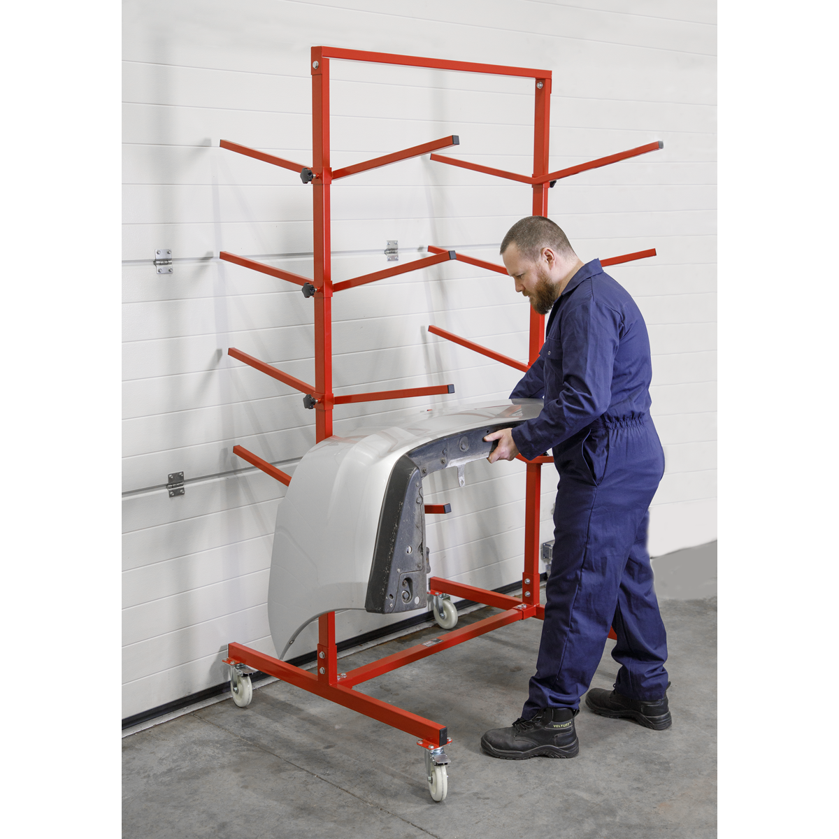 4-Level Double-Sided Bumper Rack RE55