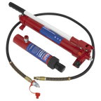 Snap Push Ram with Pump & Hose Assembly 10 Tonne RE97.10-COMBO