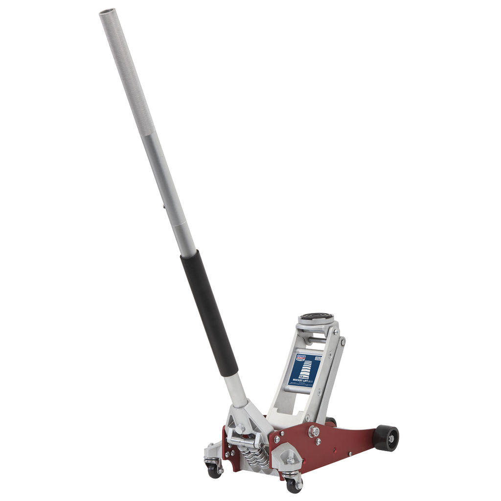 Low Profile Aluminium Trolley Jack with Rocket Lift 1.5 Tonne RJA1550