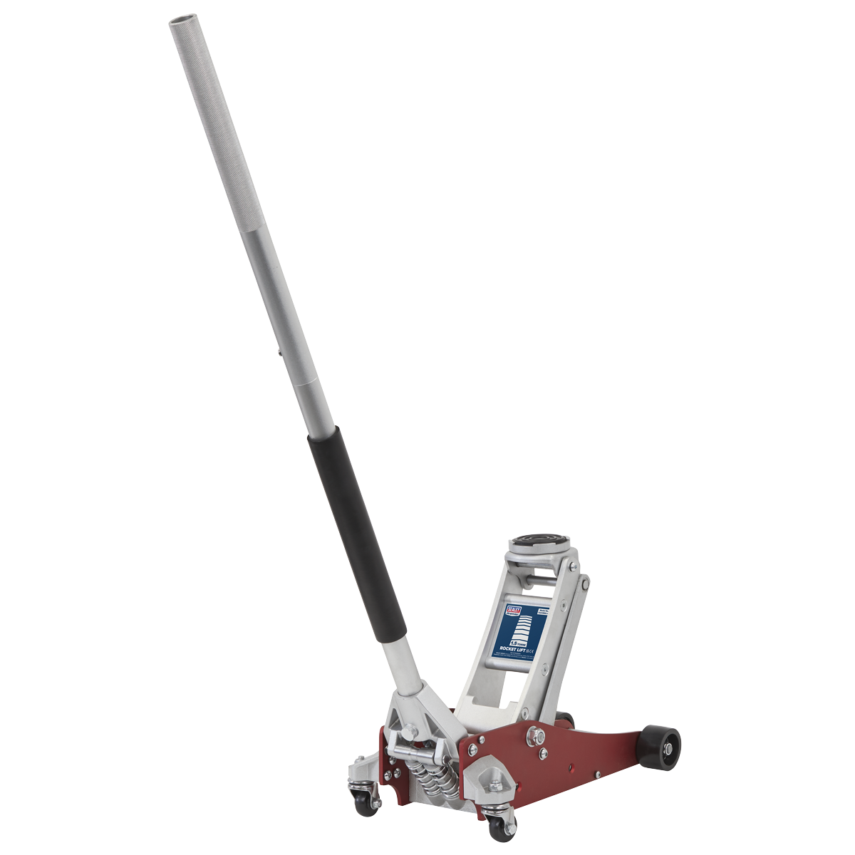 Low Profile Aluminium Trolley Jack with Rocket Lift 1.5 Tonne RJA1550
