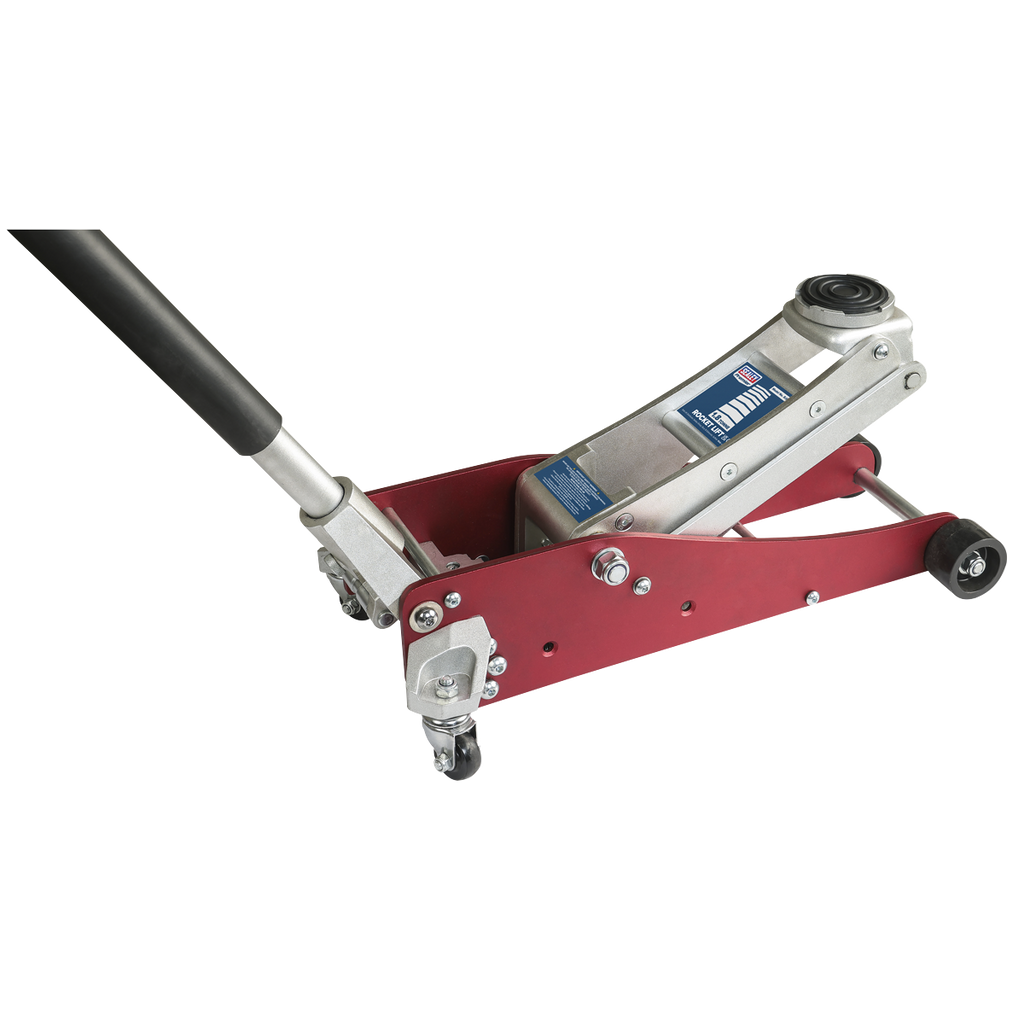 Low Profile Aluminium Trolley Jack with Rocket Lift 1.8 Tonne RJA1800