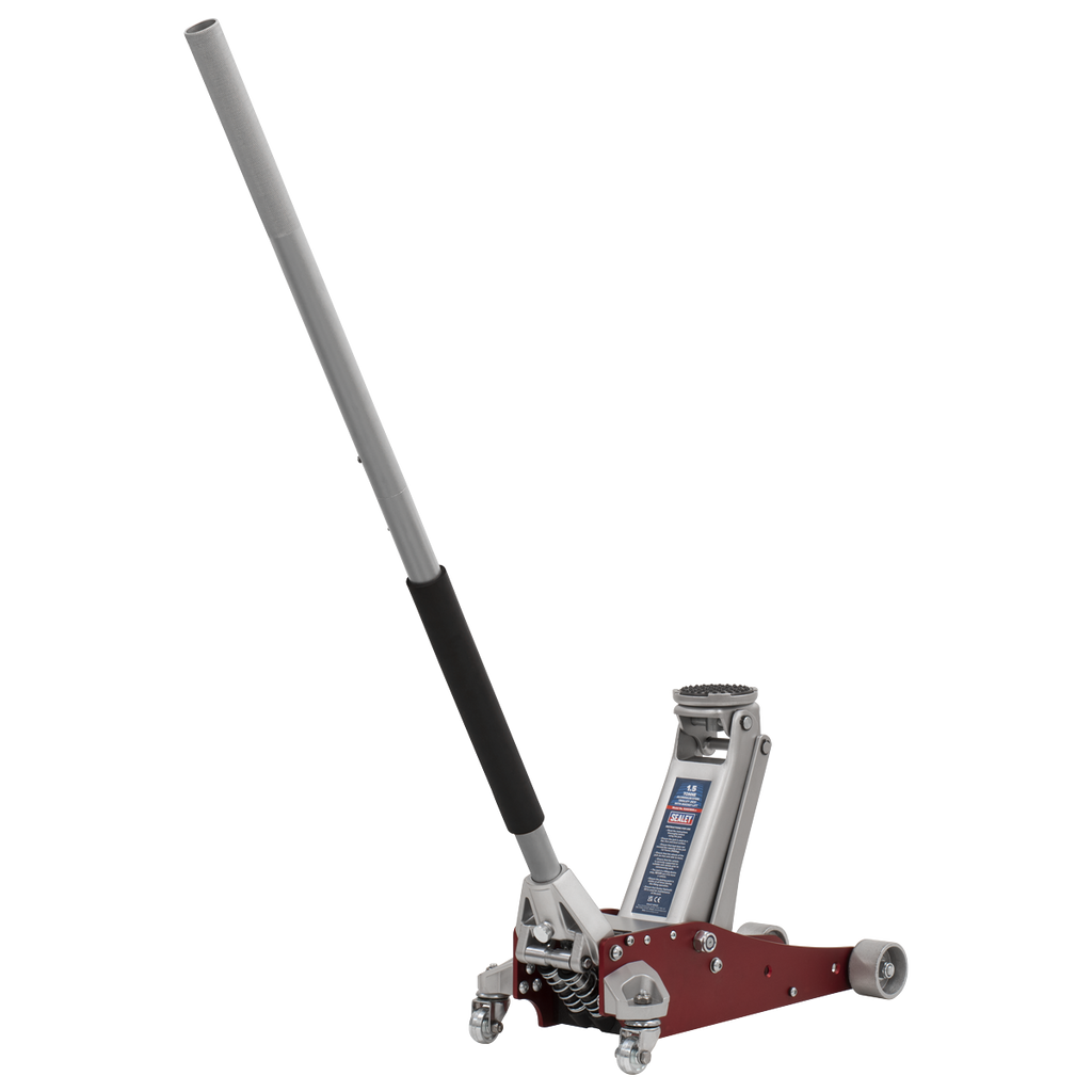 Aluminium/Steel Trolley Jack with Rocket Lift 1.5 Tonne RJAS1500