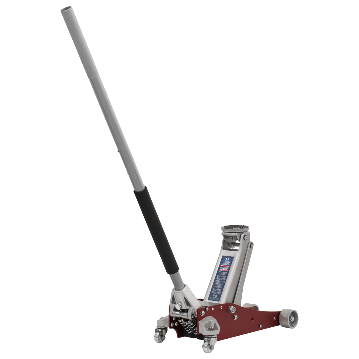 Aluminium/Steel Trolley Jack with Rocket Lift 1.5 Tonne RJAS1500