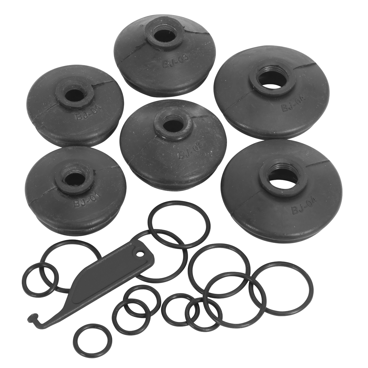 Car Ball Joint Dust Covers - Pack of 6 Assorted RJC01