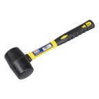 Rubber Mallet with Fibreglass Shaft 1lb RMB100