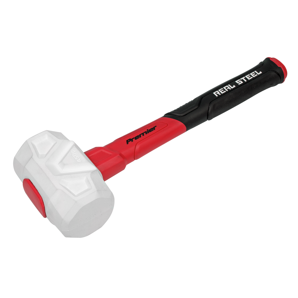 Rubber Mallet with Fibreglass Shaft & Graphite Core 16oz RMG16