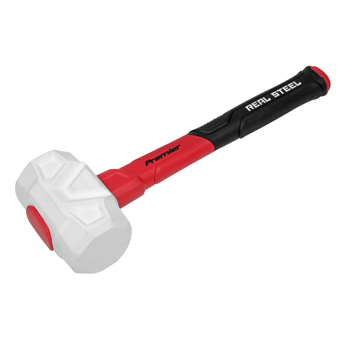 Rubber Mallet with Fibreglass Shaft & Graphite Core 16oz RMG16