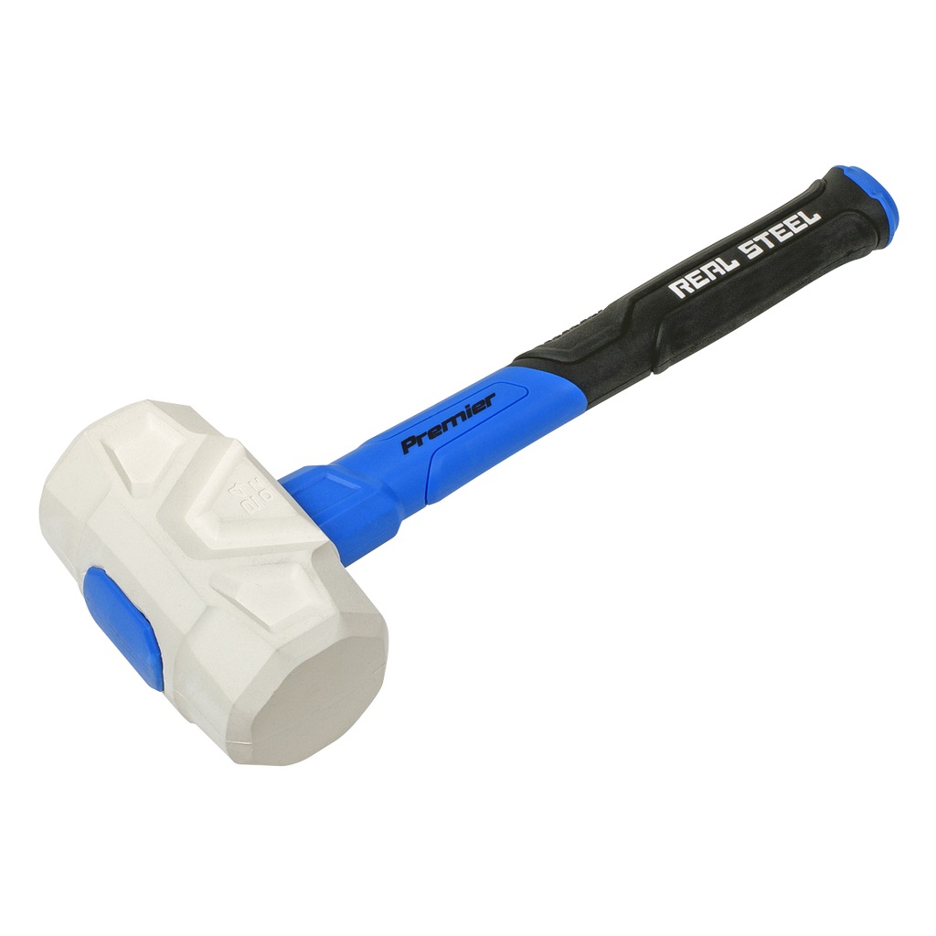 Rubber Mallet with Fibreglass Shaft & Graphite Core 24oz RMG24