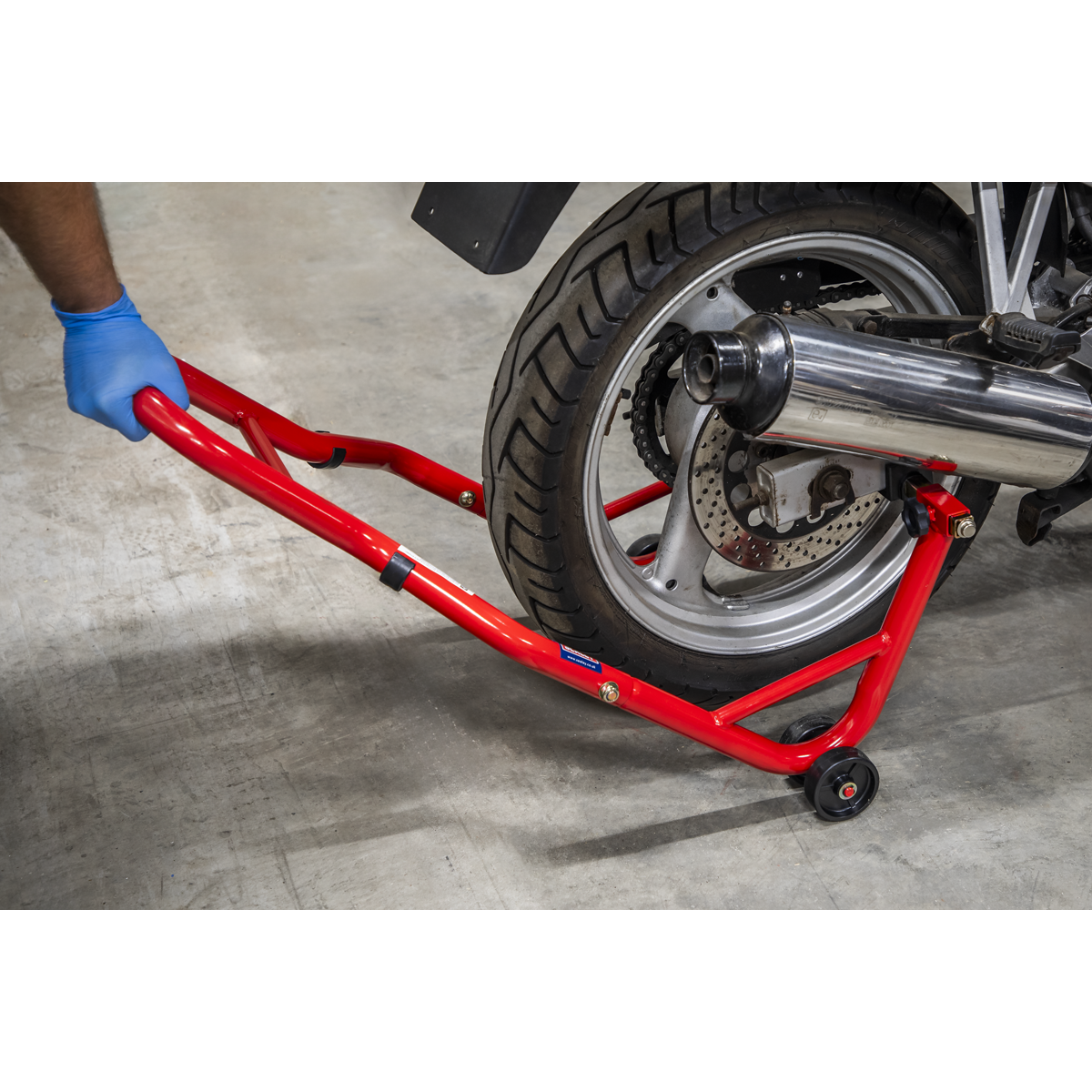 Rear Paddock Stand with Rubber Supports RPS2KD