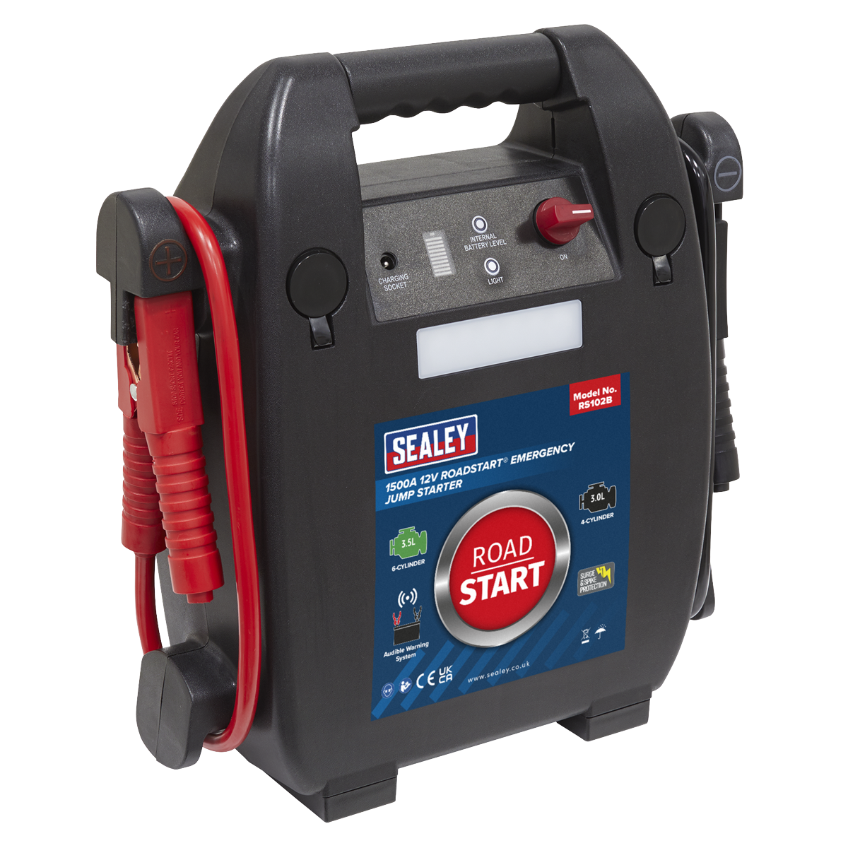 12V Emergency 6-Cylinder Jump Starter 3.5L RS102B