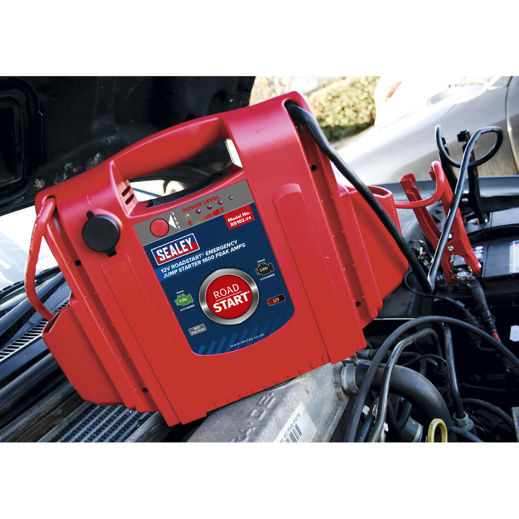 12V Emergency Jump Starter 1600 Peak Amps RS102