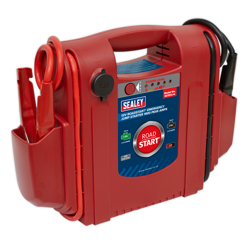 12V Emergency Jump Starter 1600 Peak Amps RS102