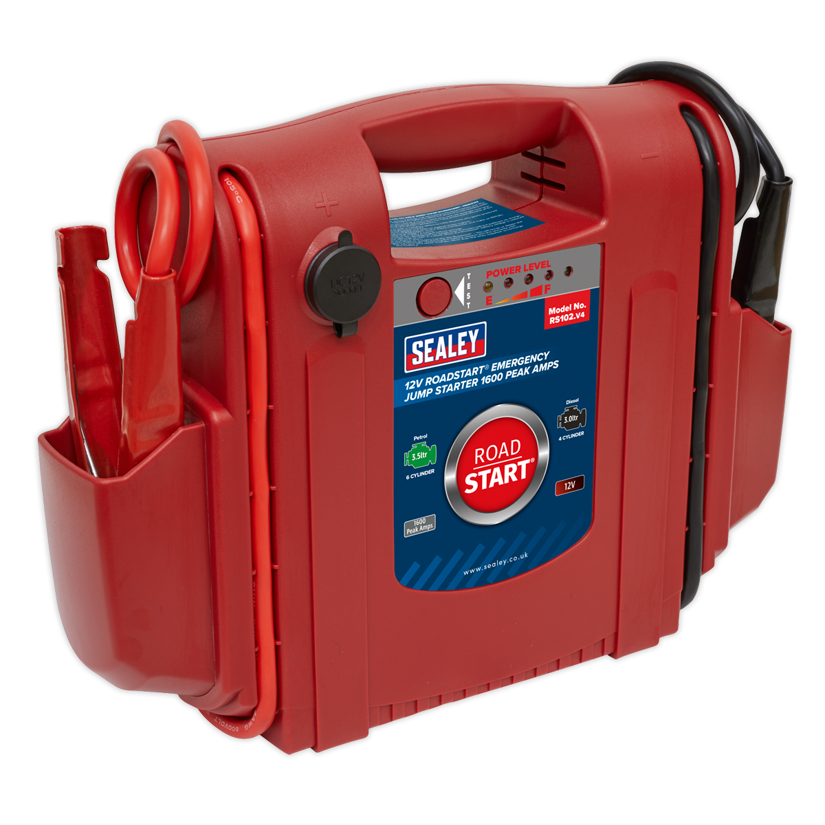 12V Emergency Jump Starter 1600 Peak Amps RS102