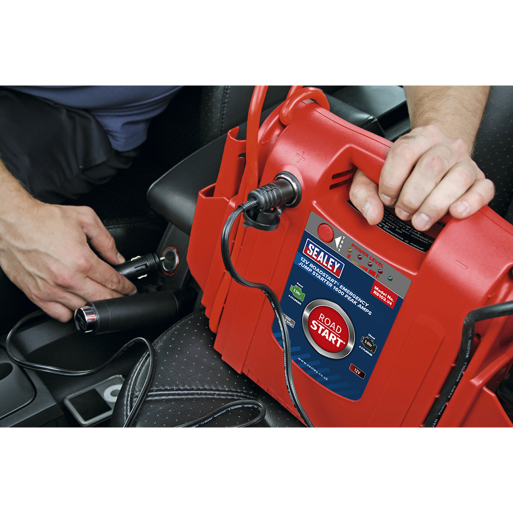 12V Emergency Jump Starter 1600 Peak Amps RS102