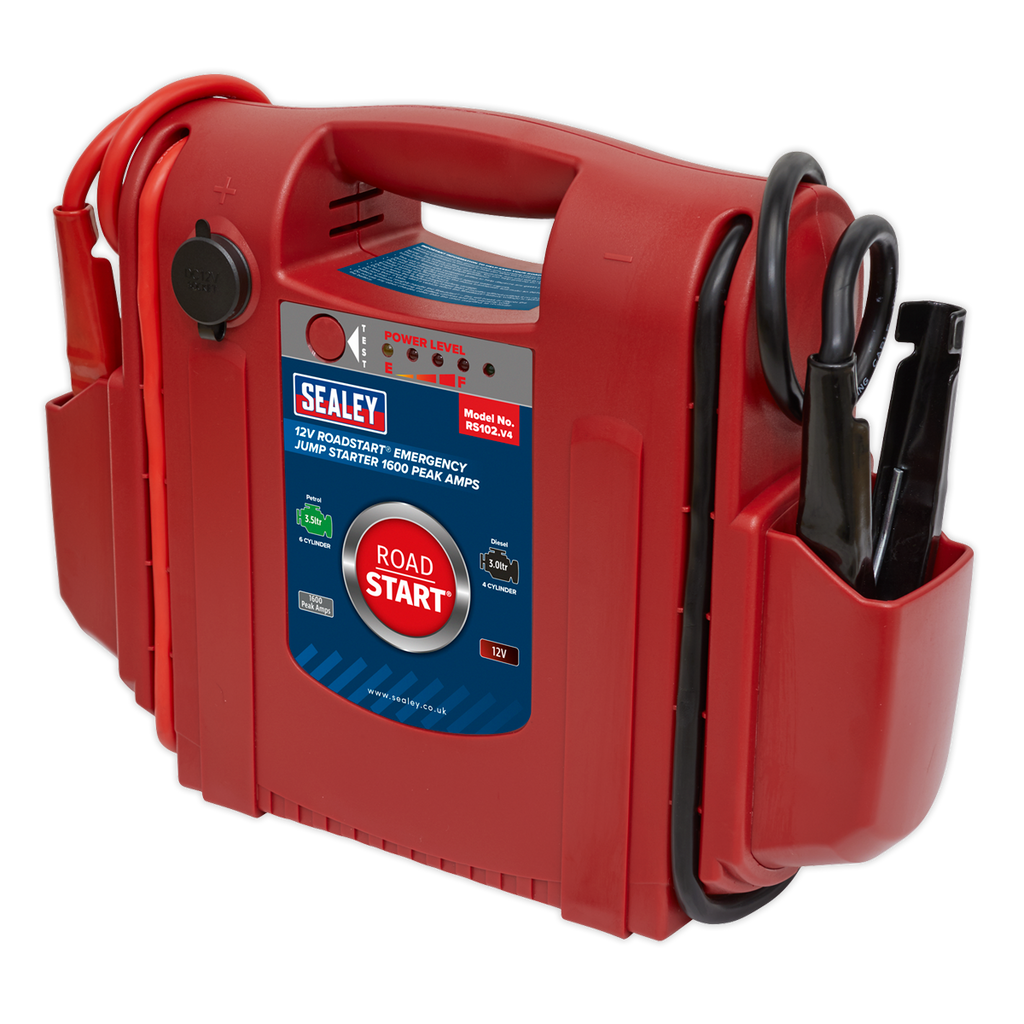 12V Emergency Jump Starter 1600 Peak Amps RS102