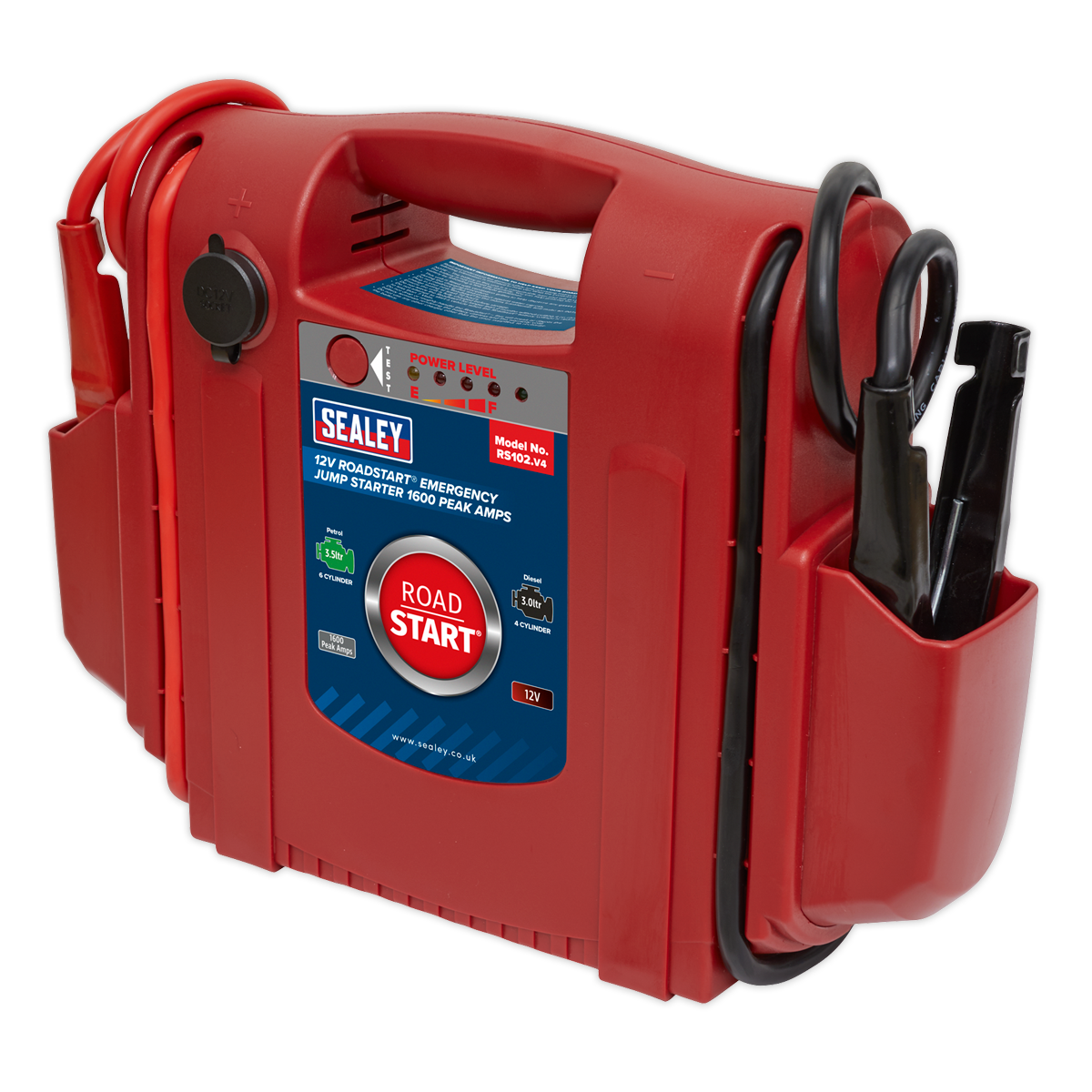 12V Emergency Jump Starter 1600 Peak Amps RS102