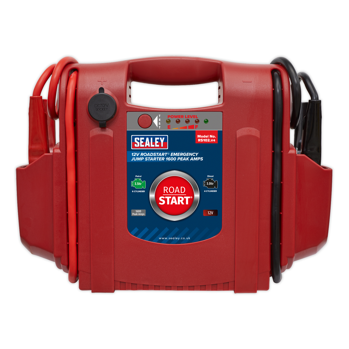 12V Emergency Jump Starter 1600 Peak Amps RS102