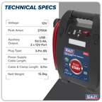 12V Emergency Jump Starter 2700 Peak Amps RS103B