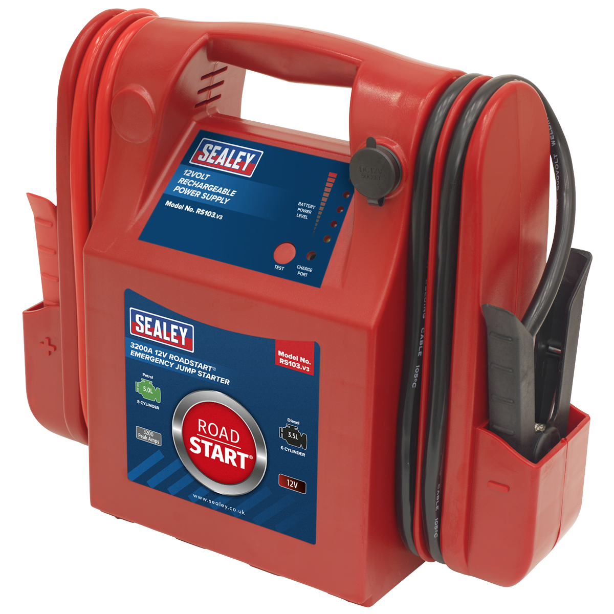 12V Emergency Jump Starter 3200 Peak Amps RS103