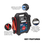 12/24V Emergency 8-Cylinder Jump Starter 6L RS105B