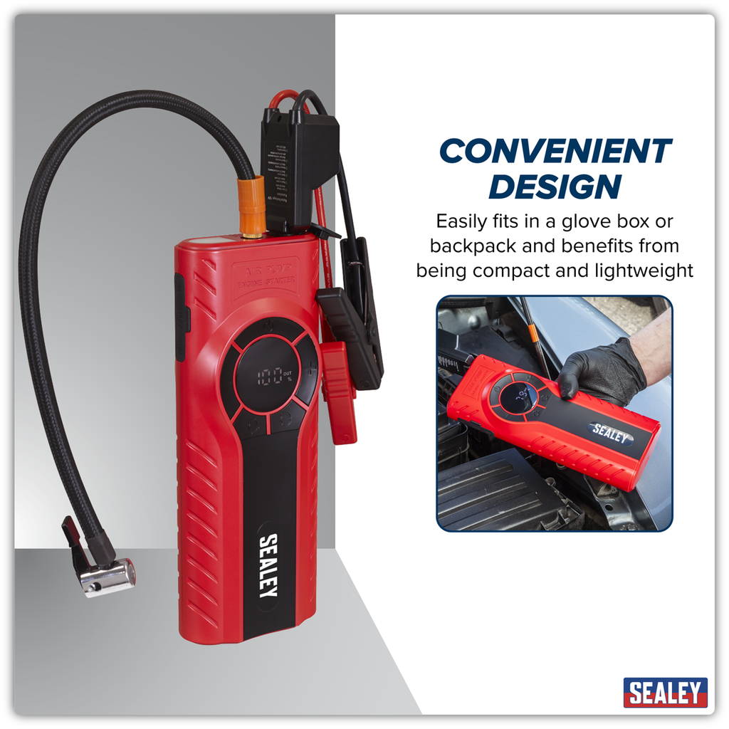 12V Jump Starter & Tyre Inflator 1200A RS1200TI
