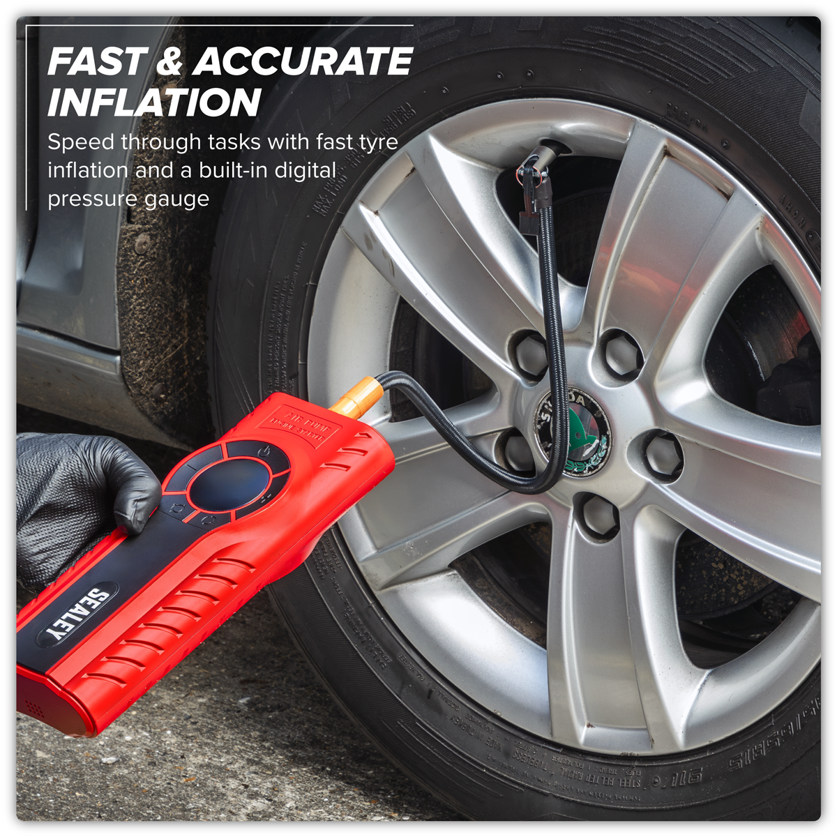 12V Jump Starter & Tyre Inflator 1200A RS1200TI
