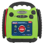 12V RoadStart® Emergency Jump Starter 900 Peak Amps - Hi-Vis Green RS1312HV
