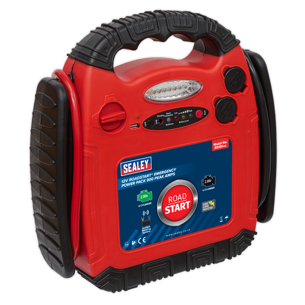 12V Emergency Jump Starter 900 Peak Amps RS131