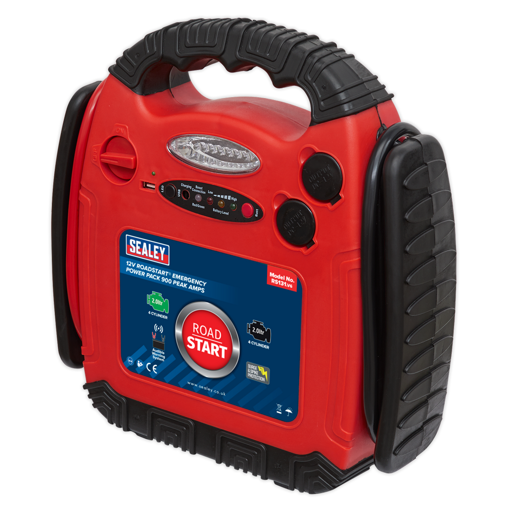 12V Emergency Jump Starter 900 Peak Amps RS131