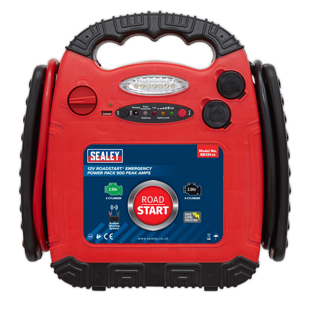12V Emergency Jump Starter 900 Peak Amps RS131