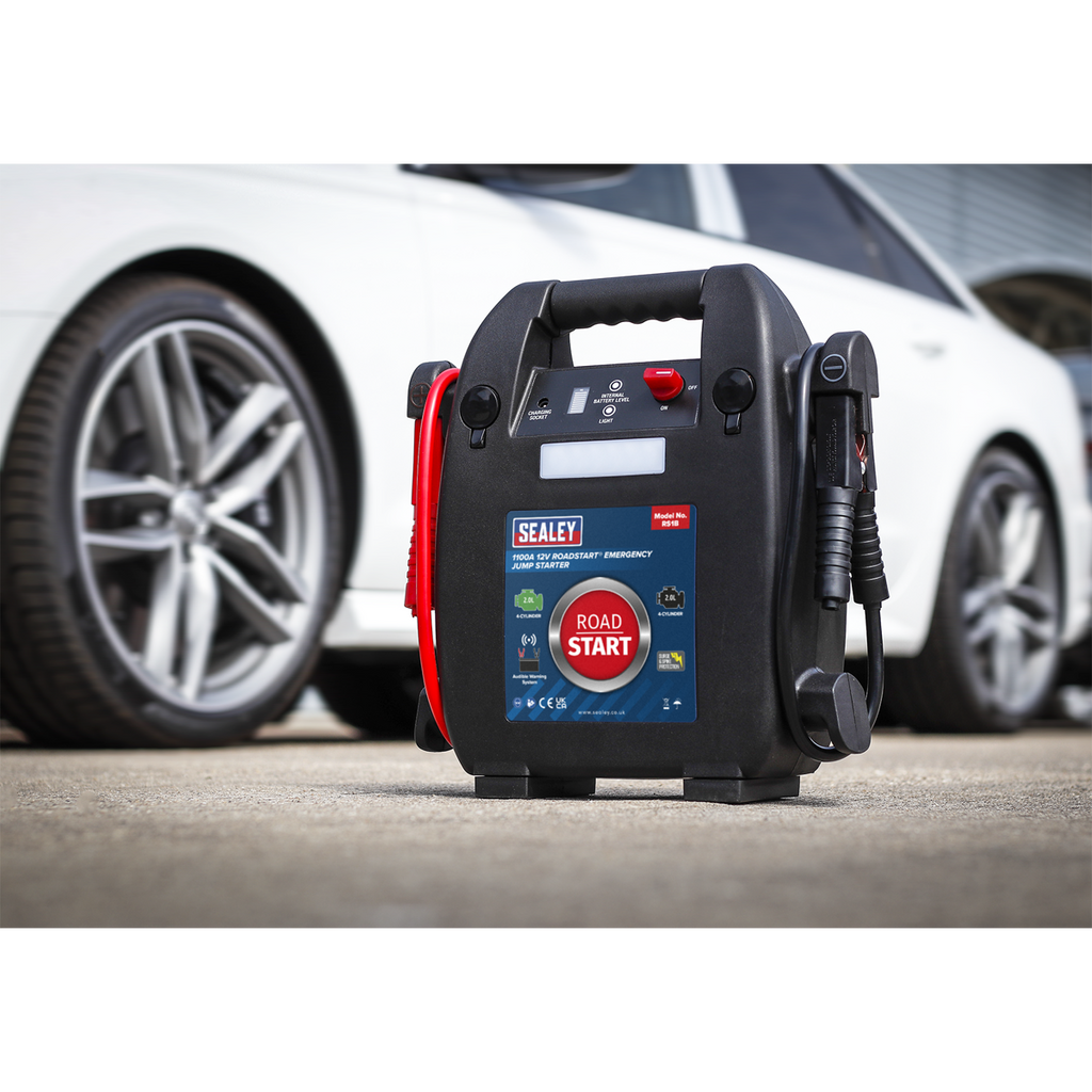 12V Emergency 4-Cylinder Jump Starter 2L RS1B
