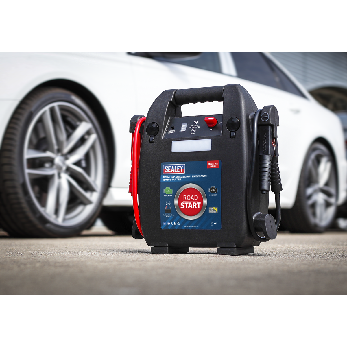 12V Emergency 4-Cylinder Jump Starter 2L RS1B