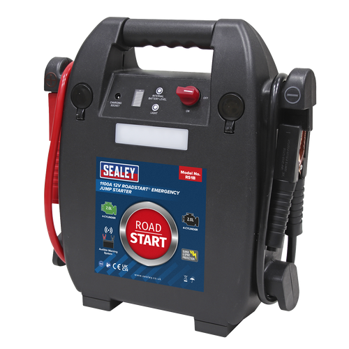 12V Emergency 4-Cylinder Jump Starter 2L RS1B