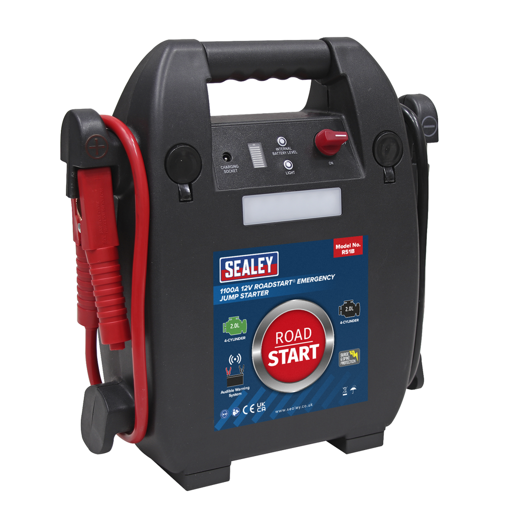 12V Emergency 4-Cylinder Jump Starter 2L RS1B