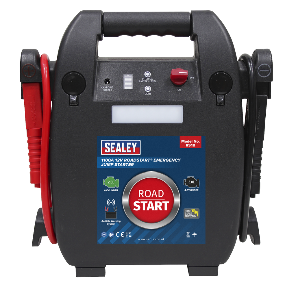 12V Emergency 4-Cylinder Jump Starter 2L RS1B