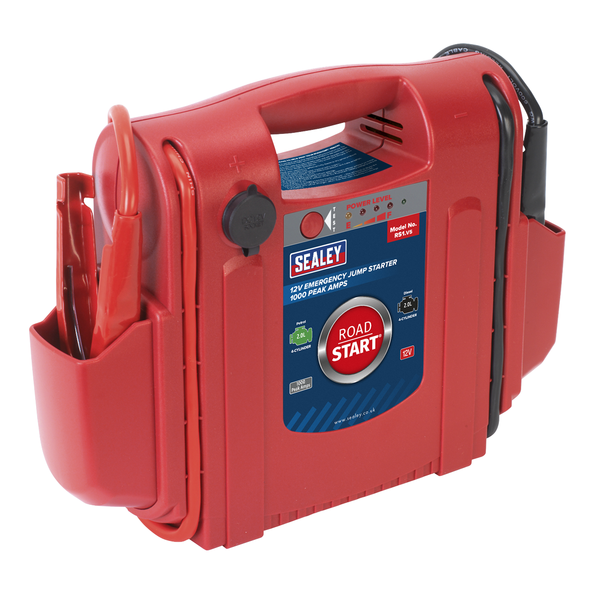 12V Emergency Jump Starter 1000 Peak Amps RS1