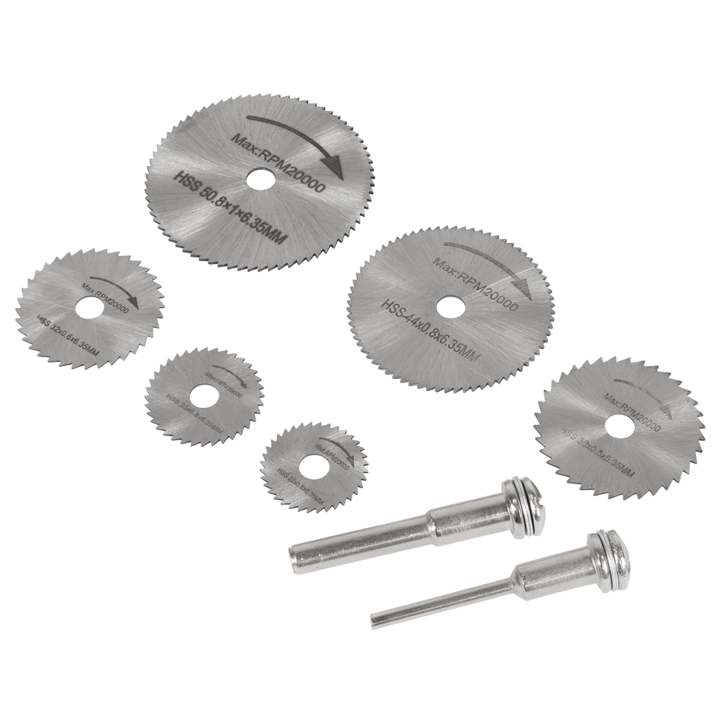 Rotary Drill Saw Blade Set 8pc RSBS08