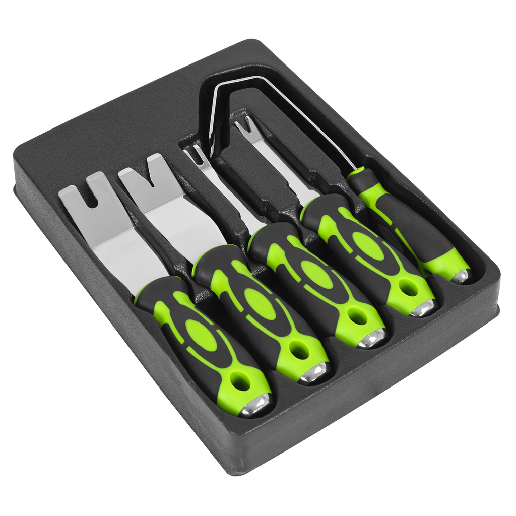 Door Panel & Trim Clip Removal Tool Set 5pc RT006