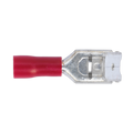 Piggy-Back Terminal 6.3mm, Red - Pack of 100 RT17