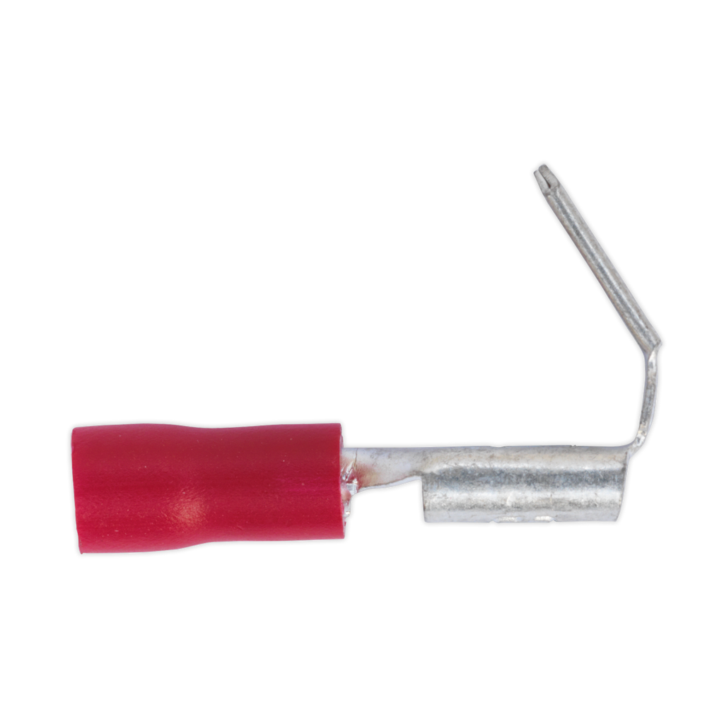 Piggy-Back Terminal 6.3mm, Red - Pack of 100 RT17
