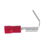 Piggy-Back Terminal 6.3mm, Red - Pack of 100 RT17