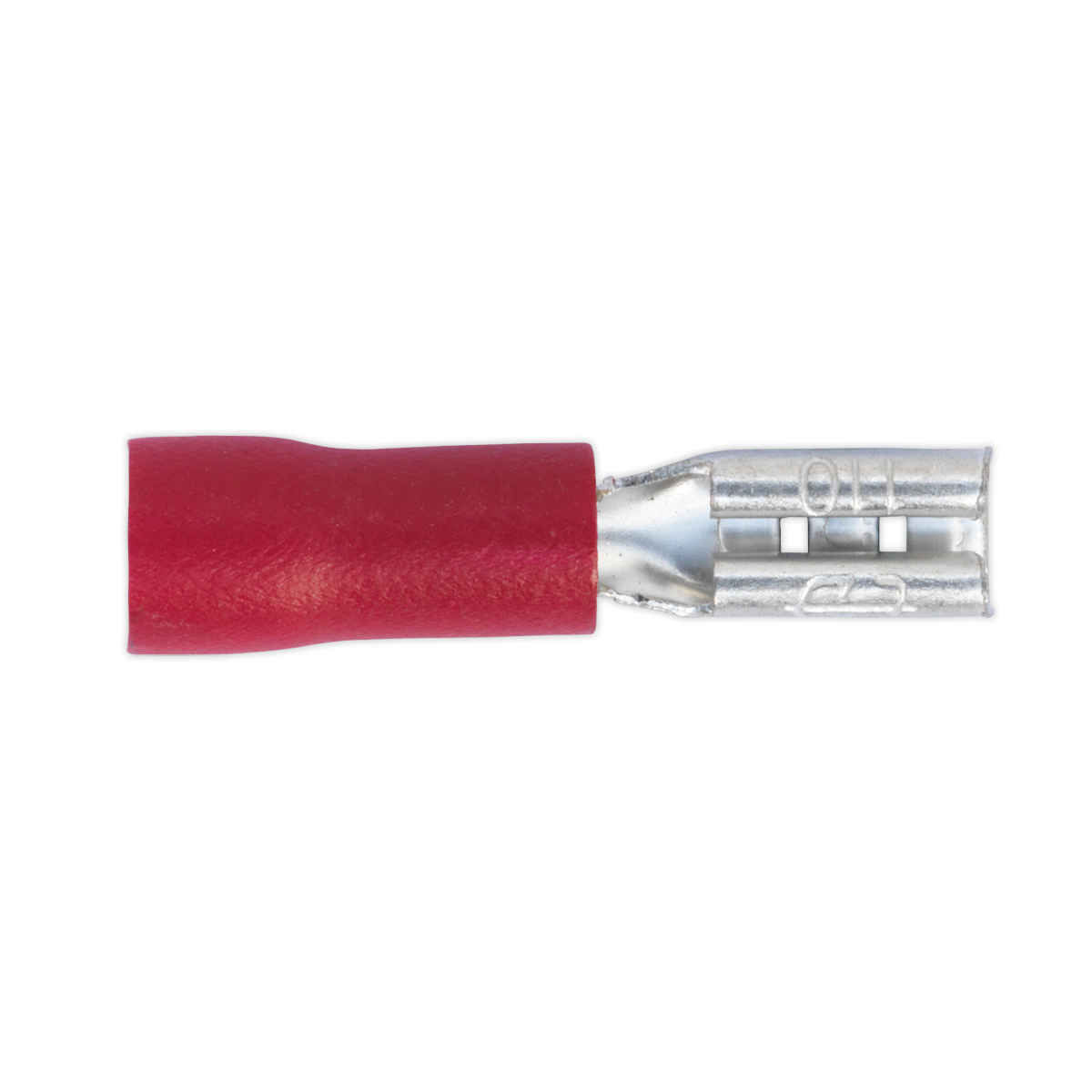 Push-On Female Terminal 2.8mm, Red - Pack of 100 RT19