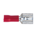 Push-On Female Terminal 6.3mm, Red - Pack of 100 RT21